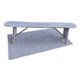 White patinated bench