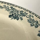 Terre de Fer Guadeloupe Debray gray blue dish