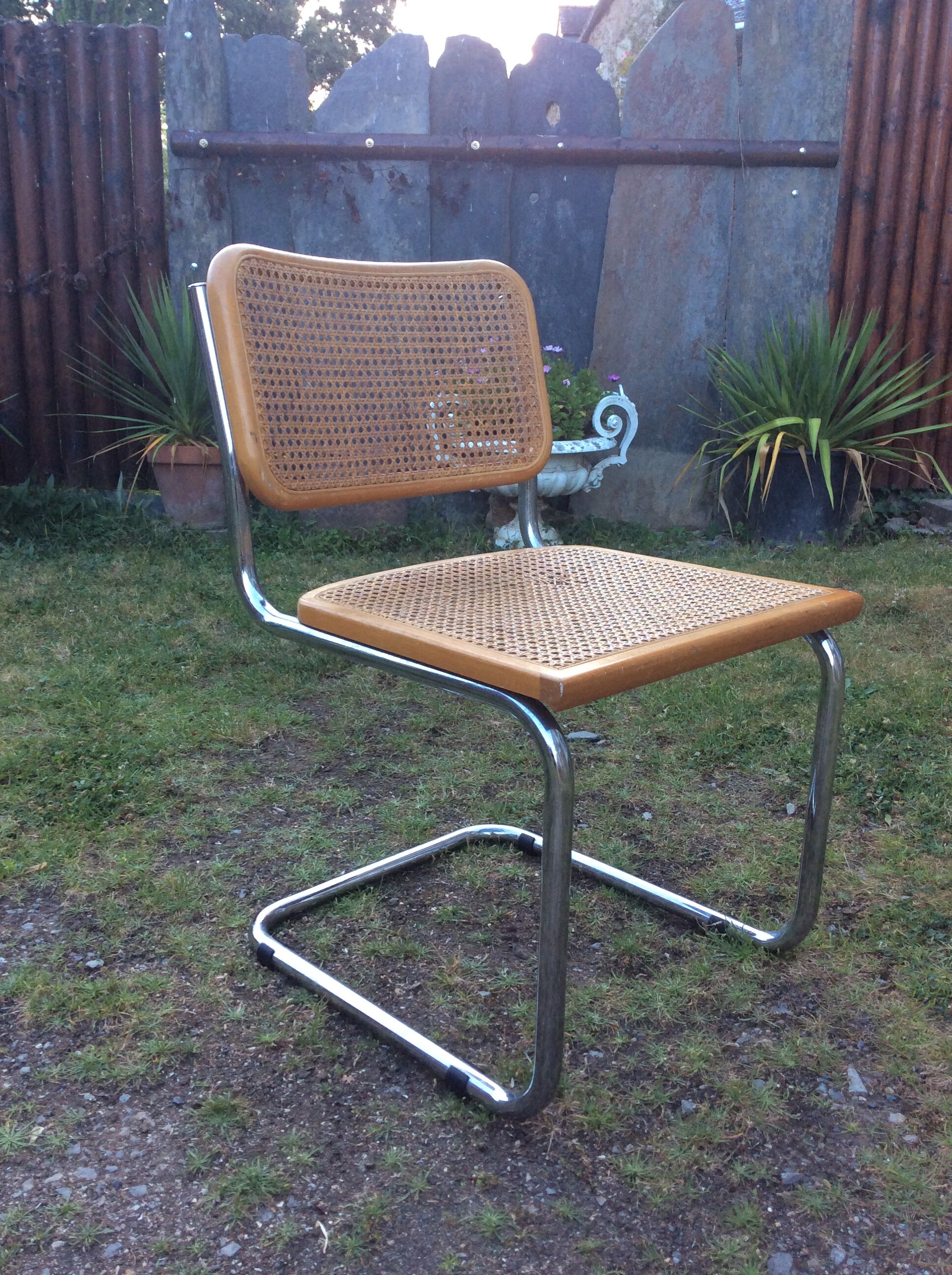 Vintage chair cannée Cesca Marcel Breuer B32