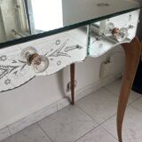 50s Venetian mirrored dressing table