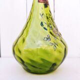 Vase soliflore flowers enamelled vintage