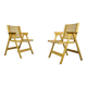 Chaises de salle à manger pliables vintage originales de l'architecte slovène Niko Kralj (1920-2013) pour Stol