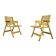 Chaises de salle à manger pliables vintage originales de l'architecte slovène Niko Kralj (1920-2013) pour Stol