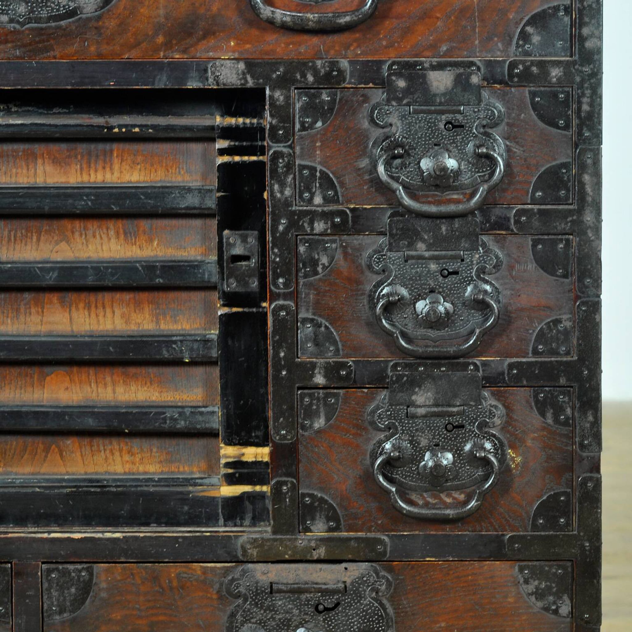 Japanese Tansu chest of drawers, circa 1890