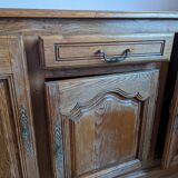 Solid oak sideboard by cabinetmaker Loisy