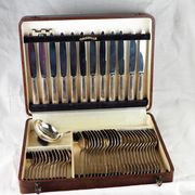 Menagère metal silver Orbrille 49 pieces - Joseph Buisson - XXth