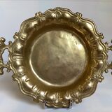 Tray with brass handles