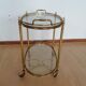 Vintage brass and glass dessert