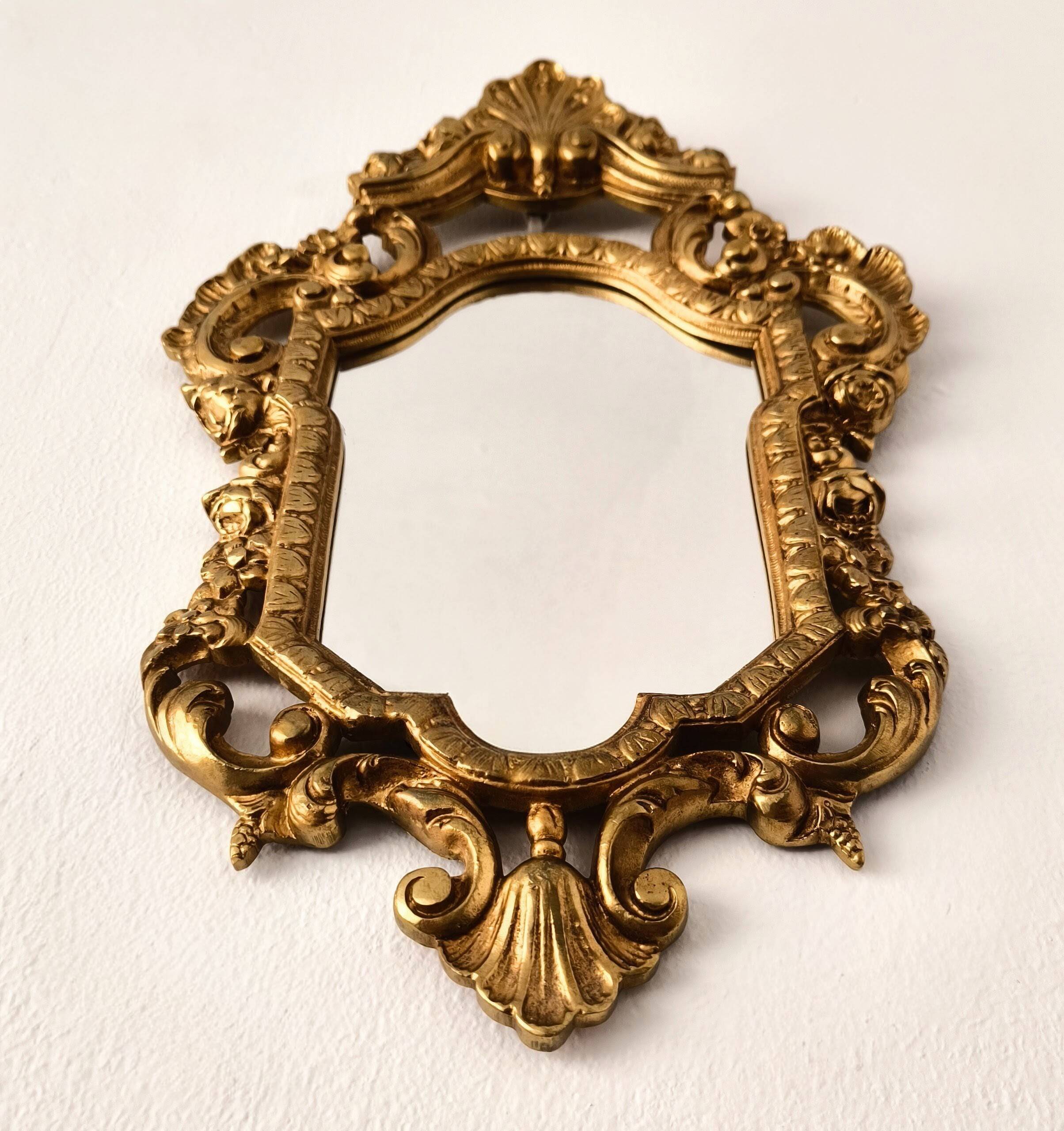 Bronze mirror in Louis XV style