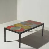 Rare ceramic coffee table by Roger Capron, Vallauris, 1960.