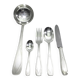 SFAM - Cutlery set 49 pieces Art Deco Silver Metal