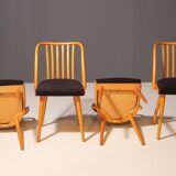 Set of Four Wooden Chairs | Antonín Šuman, 20th Century