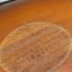Scandinavian teak fruit bowl stamped from the 1950s.