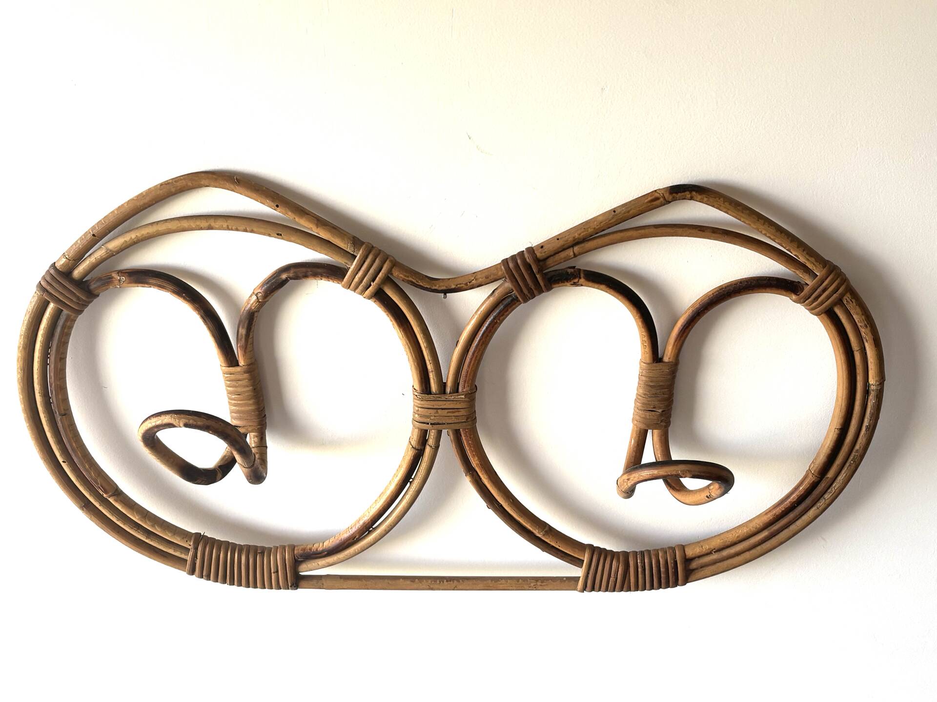 Porte manteaux en rotin Francisco Albini 1960