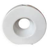 Round vintage ceramic vase