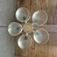 Vintage Aluminum & Glass Chandelier, Germany, 1970s
