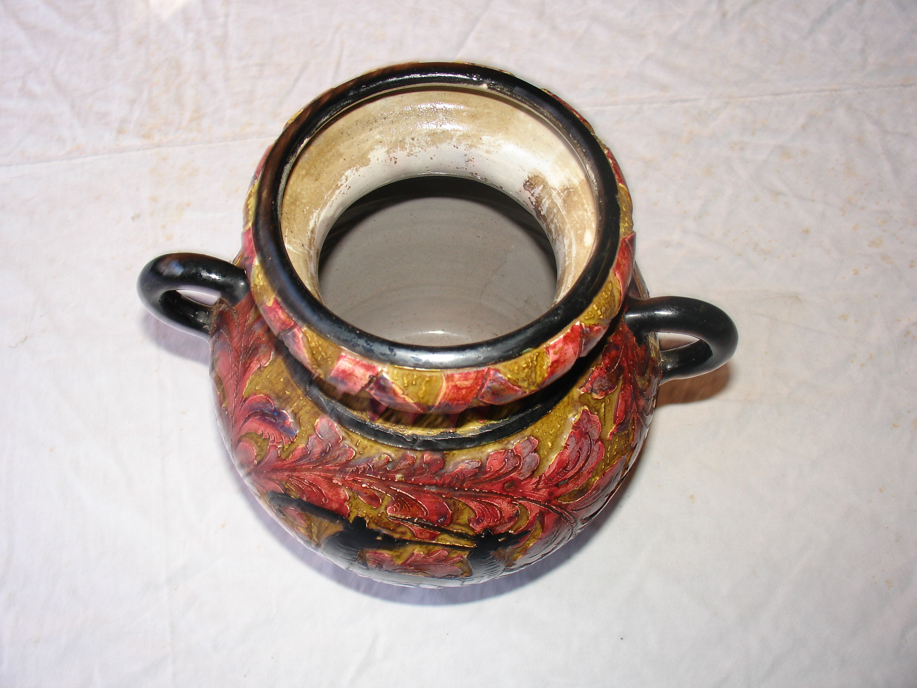 Ceramic vase from Perugia, Italy, circa 1950
