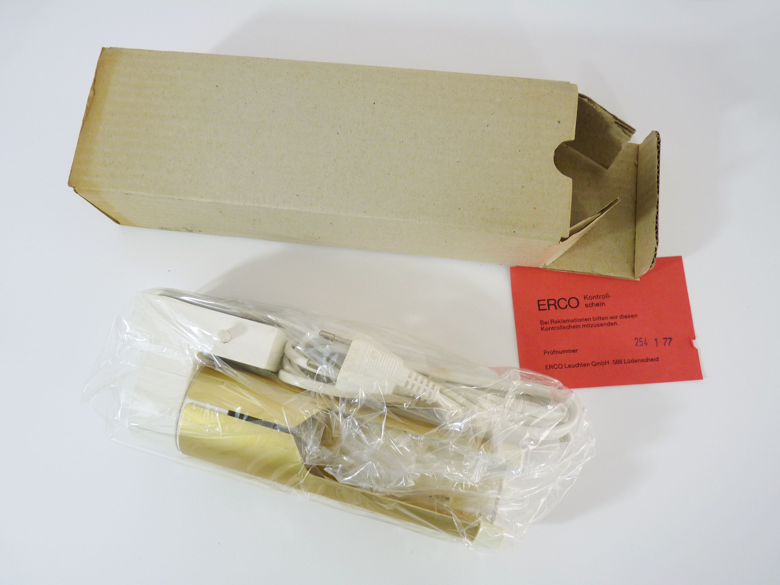 Pair of vintage Erco 3023 wall sconces Germany, year 70