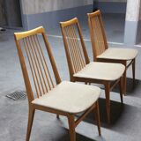 6 chairs Scandinavian years 50 60 Lubke