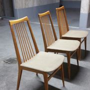 6 chairs Scandinavian years 50 60 Lubke