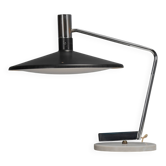 Metal, chrome and marble table lamp by Georges Frydman for EFA, France 1960s