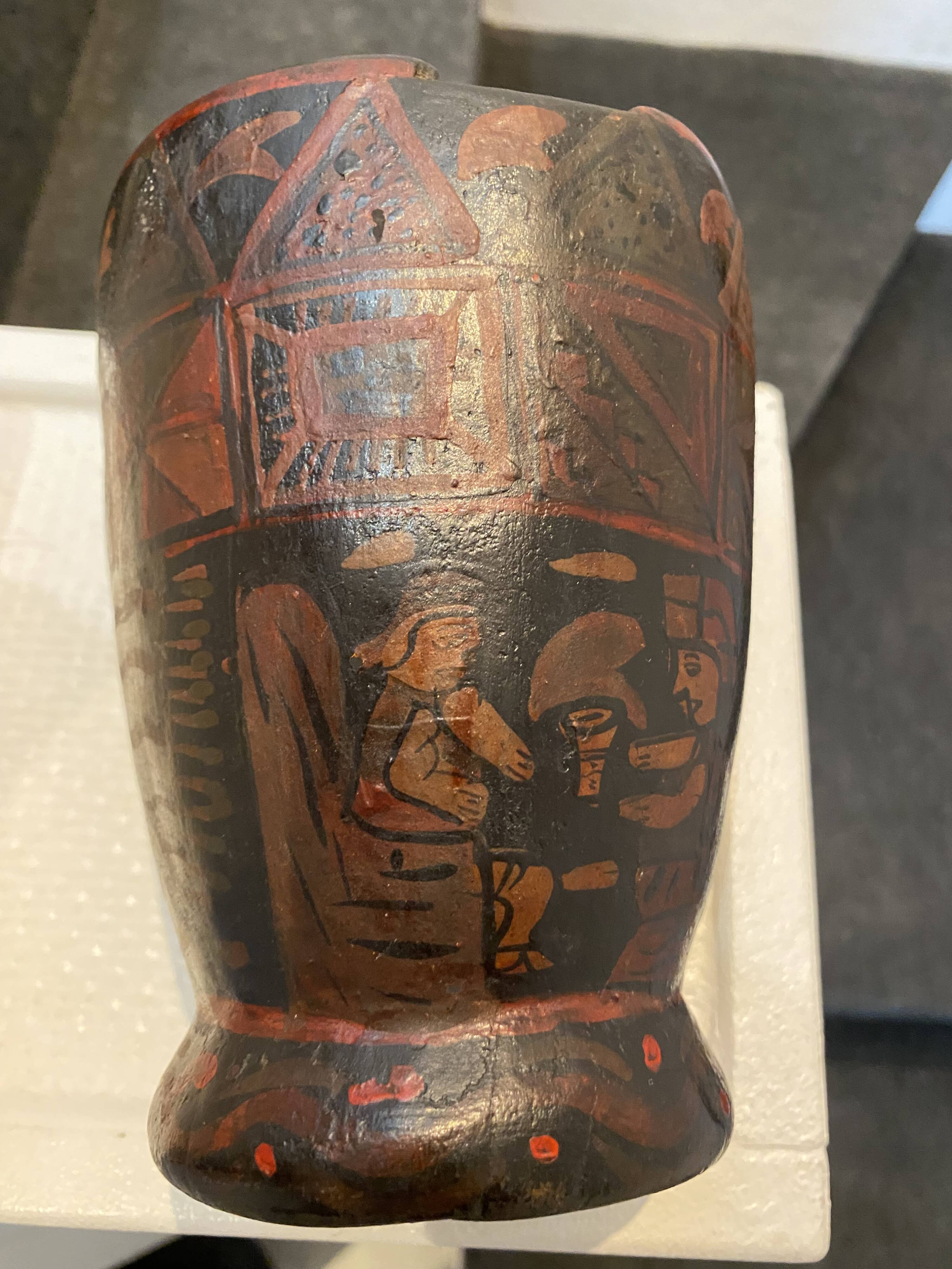 Authentic Kero vase from the colonial era.