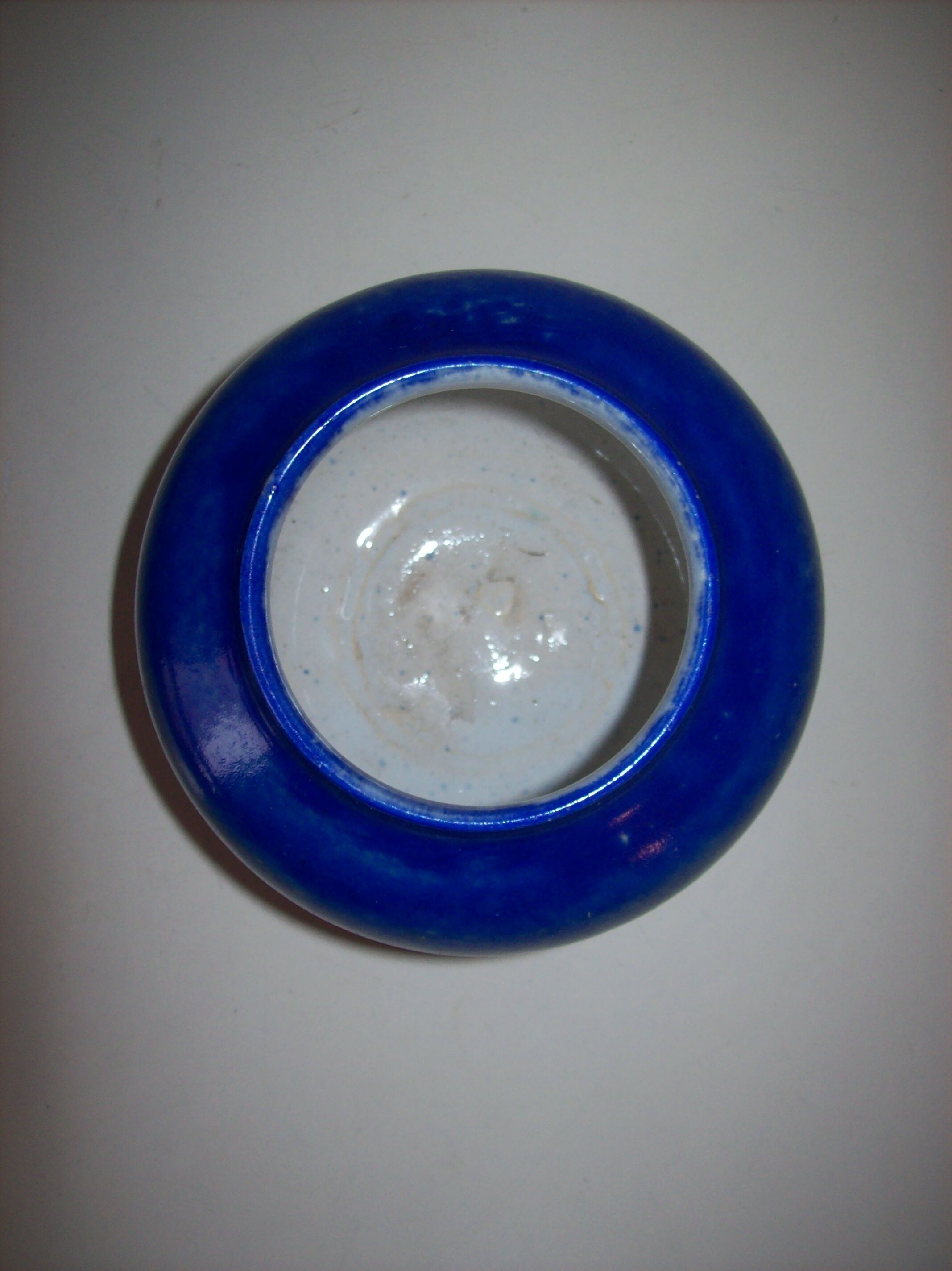 Art deco ceramic ball vase