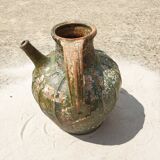 Dig jug pottery vase ancient terracotta green