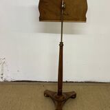 Lutrin / pupitre en bois et laiton ancien