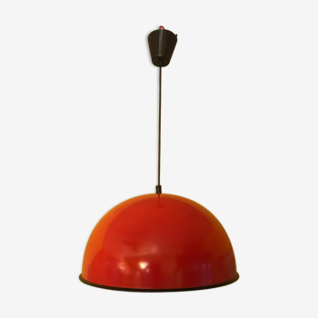 Hanging dome red metal