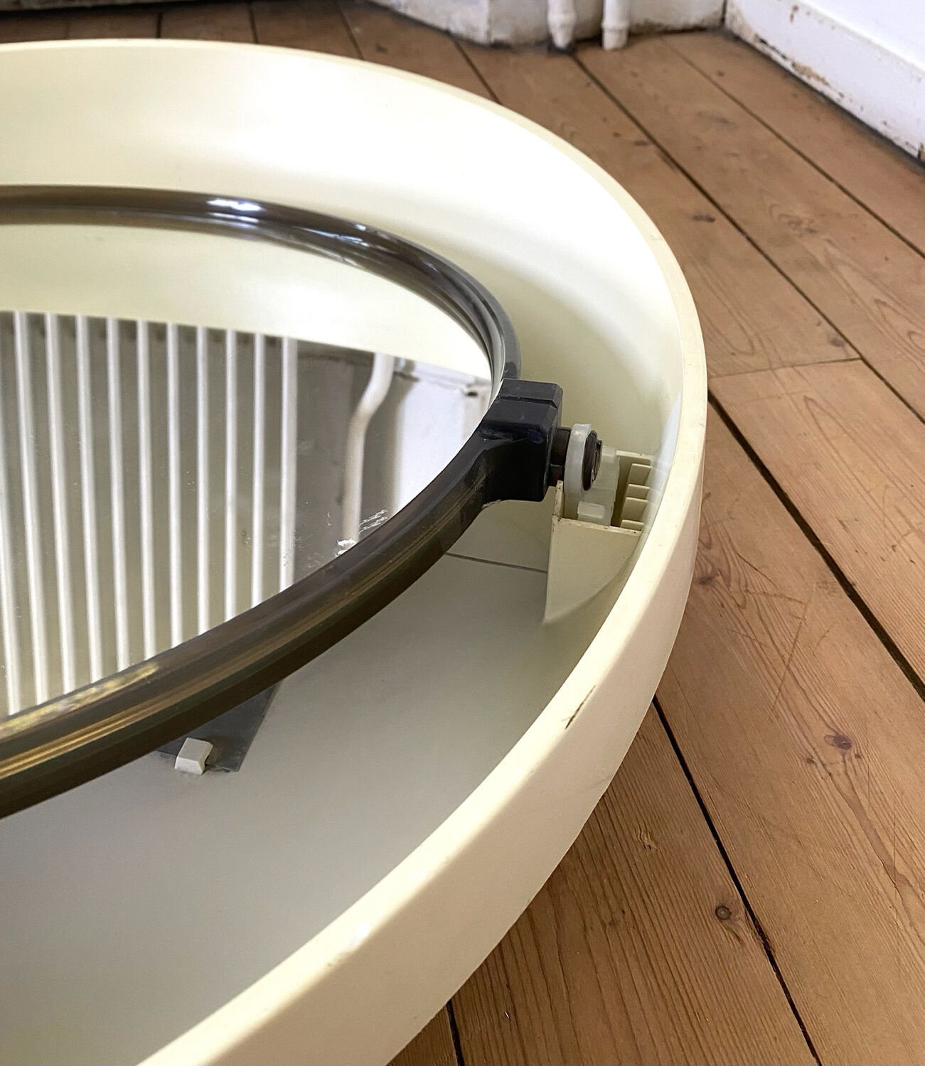 Round mirror Allibert model A41 Space Age 1970