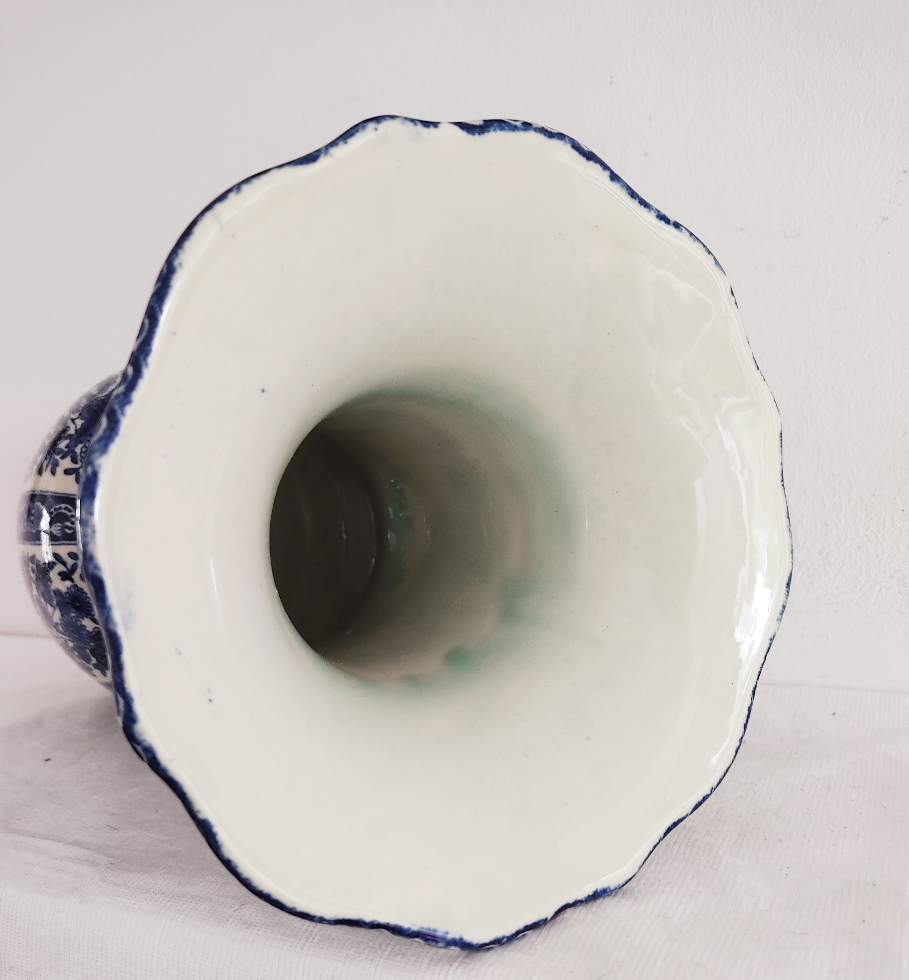 Pair of Delfts Boch model vases