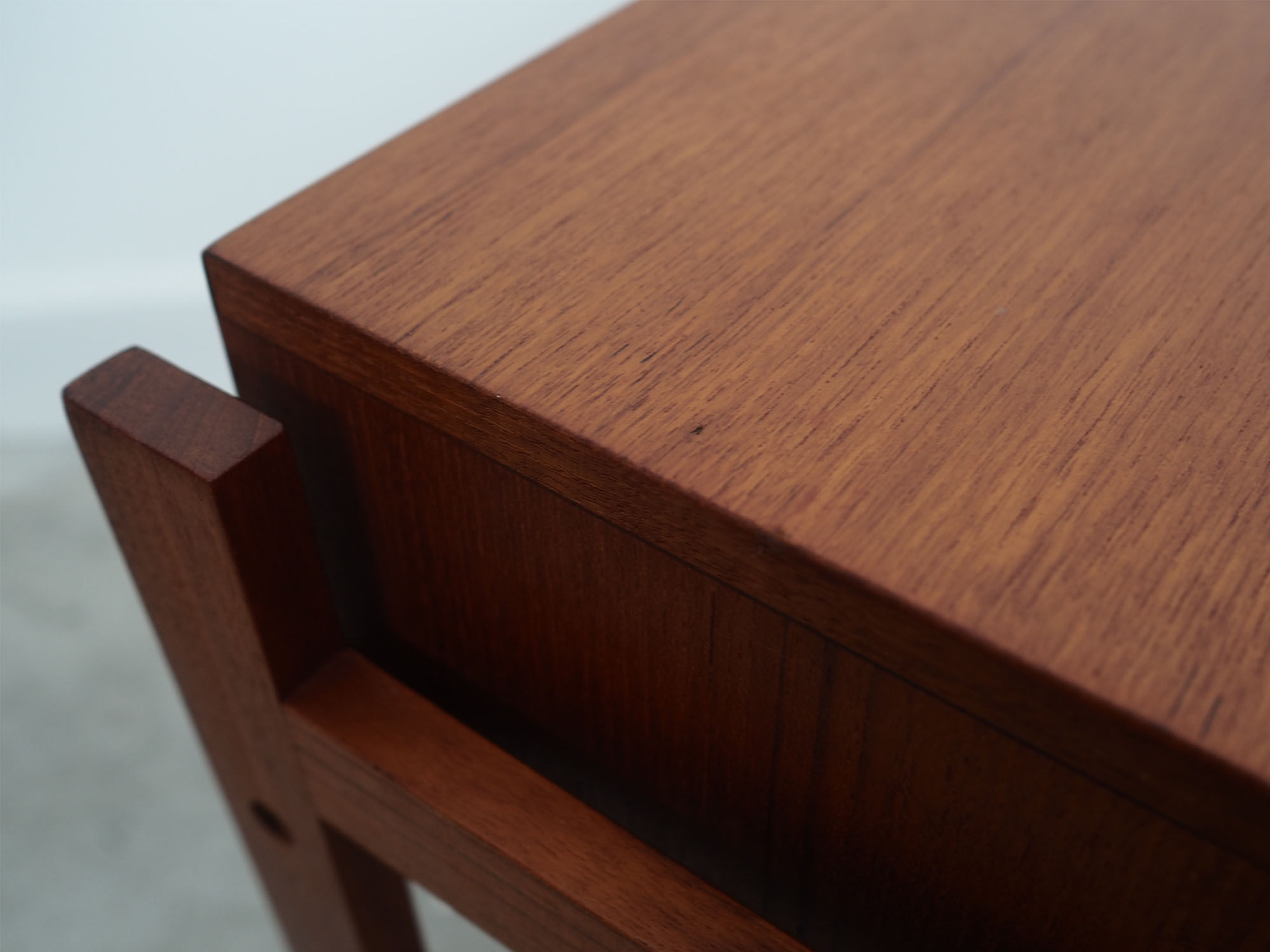 Teak bedside table, Danish design, 1970s, production: Denmark
