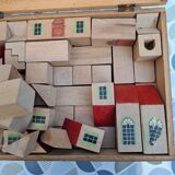 Ancien jeu de construction bois