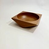 Scandinavian teak bowl by Söwe Konst Sweden, 1950s-1960s