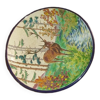 Longwy enamelled dish