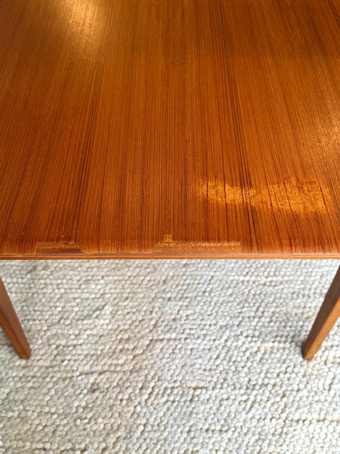 Scandinavian teak table with extensions, 1960s/70s.