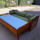Canapé convertible lit gigogne fabrication française banquette méridienne