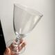 Set of 7 molded glass wine glasses 30-40s