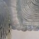2 Glass ceiling lights, vintage, Germany