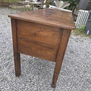 Antique chest, oak kneading trough