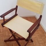 Vintage director's folding chair