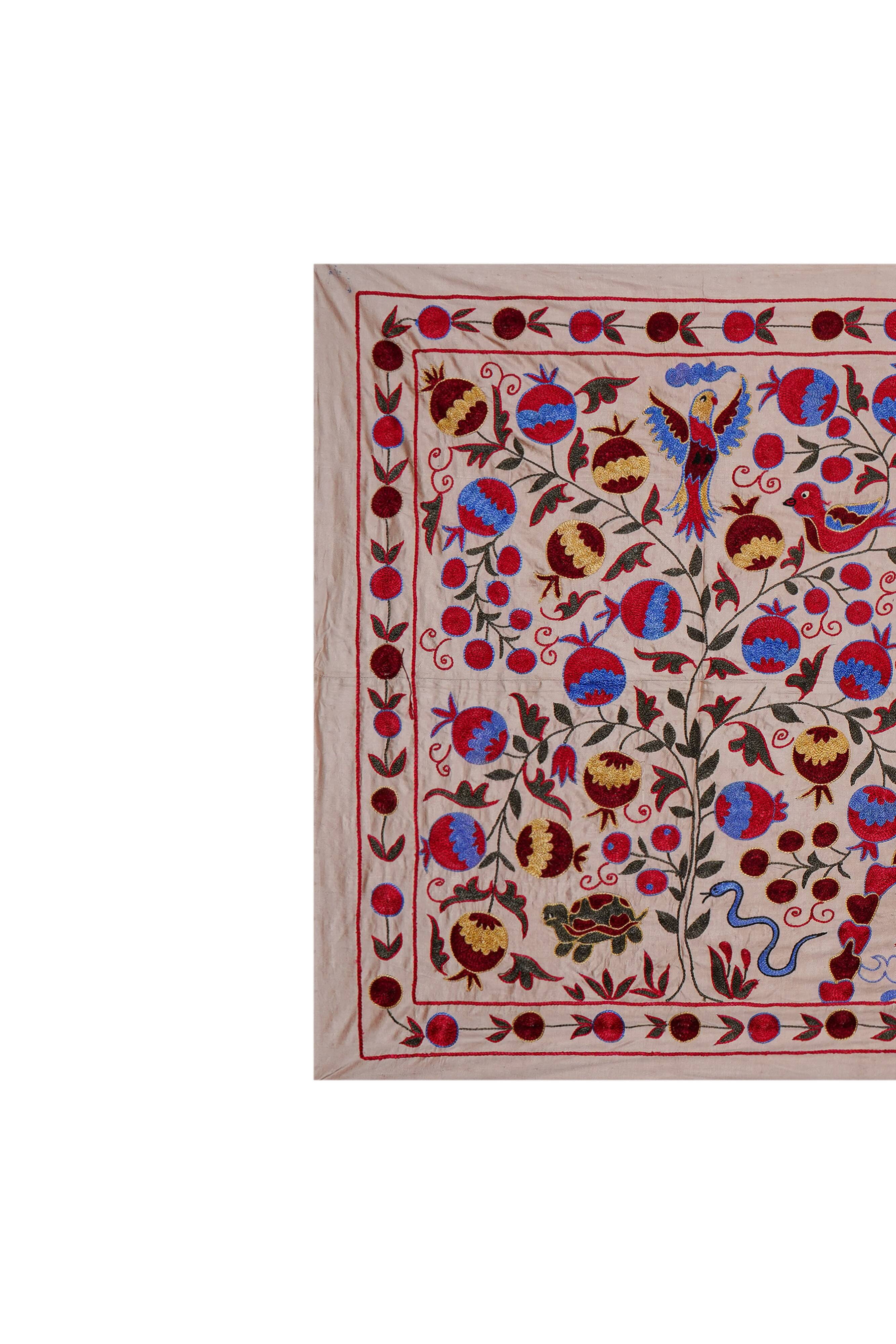 Hand-knotted rug, vintage Turkish rug 104x185 cm