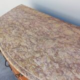 Louis XV chest of drawers in rosewood marquetry