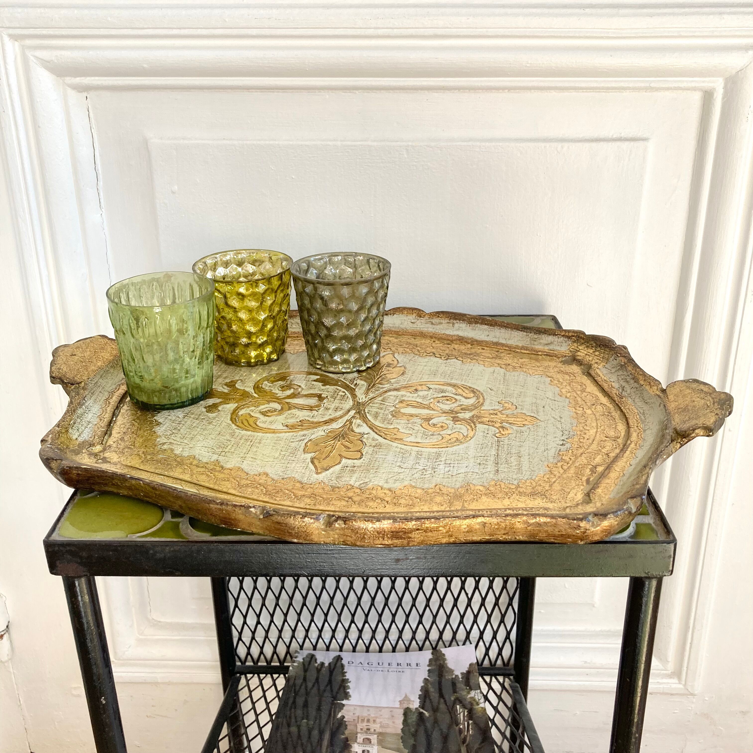 Top in gilded Florentine wood