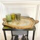 Plateau en bois florentin doré