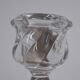 Baccarat: Bamboo-style crystal candlestick signed