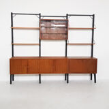 Poul Cadovius for Royal System free standing teak wall unit, Denmark 1950