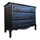 Black vintage chest of drawers