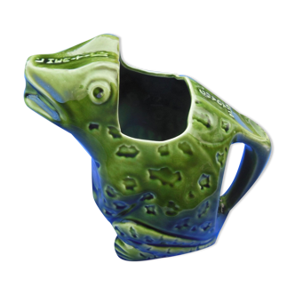 Advertising pitcher depicting a frog - the heir guyot - n°2